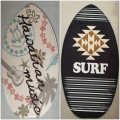 Surfing theme 3D printed rug or mat for kids or seaside beach